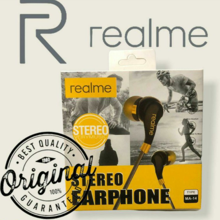 Earphones/Headset/Handsfree/HF Realme MA14 Stereo Phone