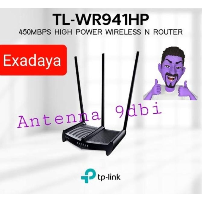 Tp-Link Tl-Wr941Hp 450Mbps High Power Wireless N Router Tplink Maissy_Store66