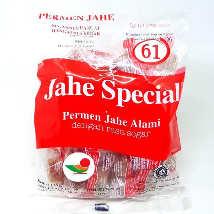 

Silahkan Order] 61 Jahe Special 125Gr | Permen Alami Dengan Rasa Segar Isi 38Pcs Asli