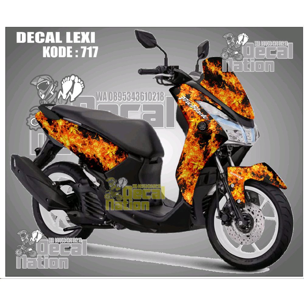 Langsung Order Sticker Decal Yamaha Lexi Stiker Lexi Sticker Decal