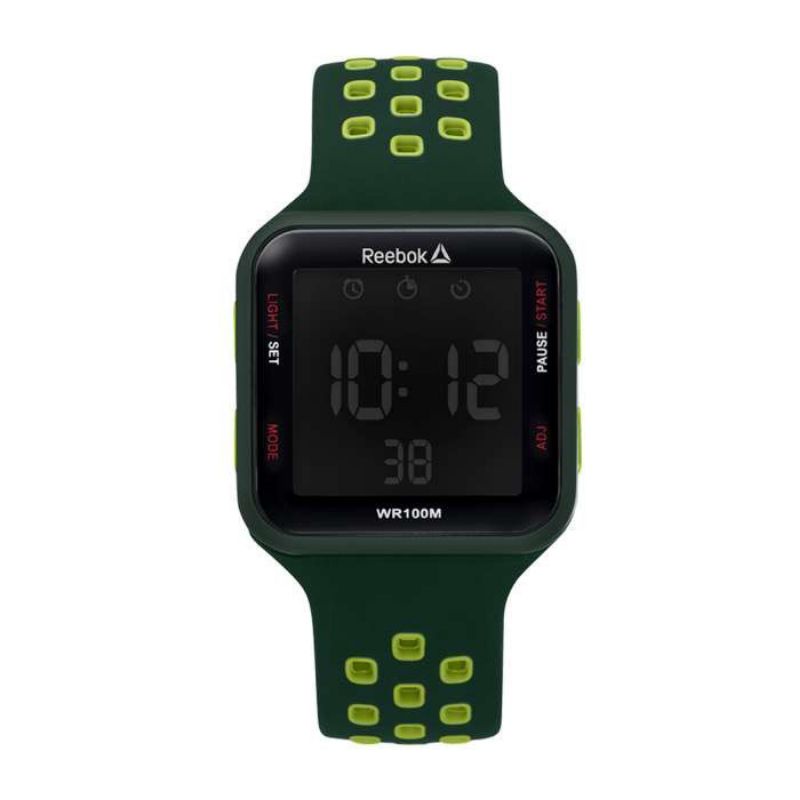 REEBOK RD-SQE-G9-PNPN-W3 DIGITAL jam tangan pria wanita sport tali rubber garansi resmi 2 tahun