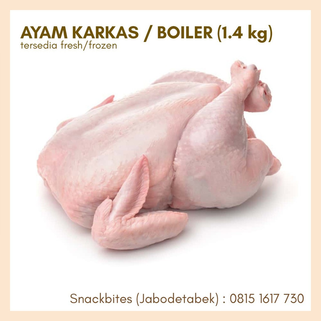 

Ayam 1,4 kg FRESH/FROZEN HALAL