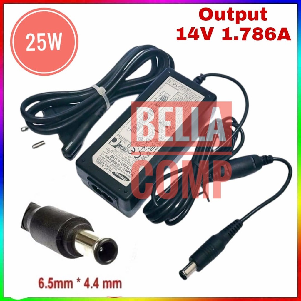 ADAPTOR Charger LED/LCD TV DAN MONITOR SAMSUNG 14V 1.786A 25w/casan TV samsung Original