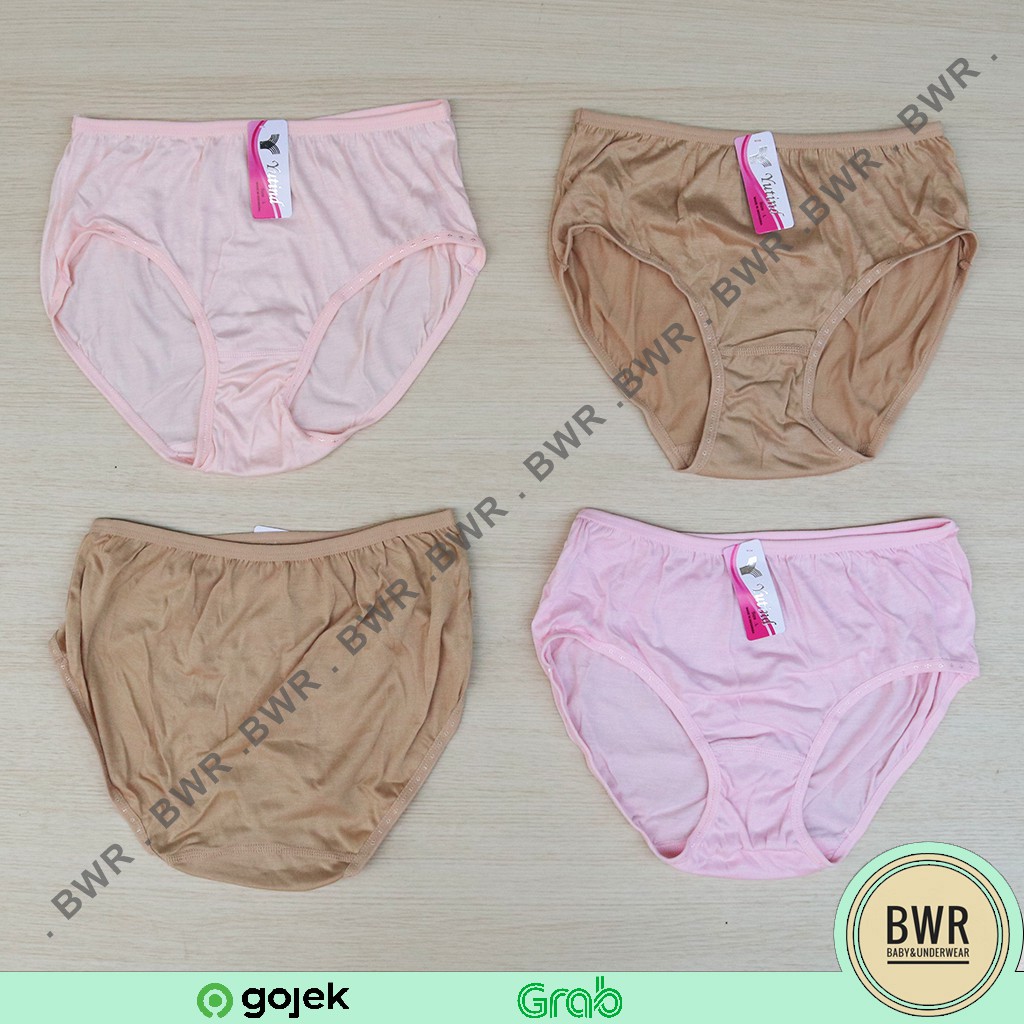 CD YUTIND 019 Warna Muda / Celana Dalam Wanita Dewasa Karet Kecil Katun - Bwr