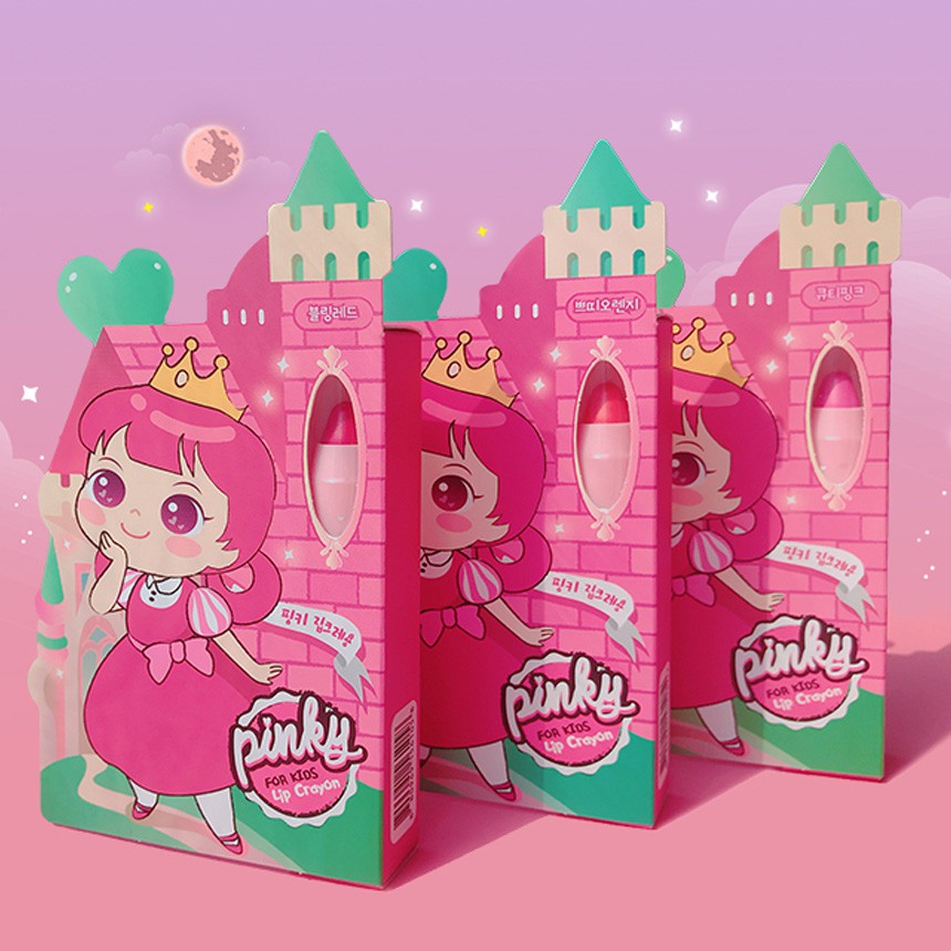 Pink Princess Pinky Lip Crayon Mainan Makeup Lipstick Pink Princess Pinky Lip Crayon Mainan Makeup Lipstick