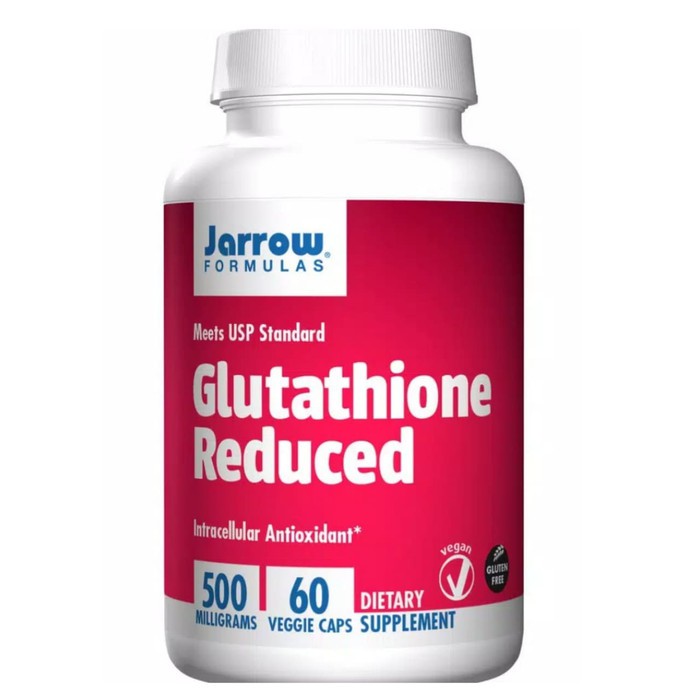 Jarrow Formulas Glutathione Reduced Supports Liver Health 500 mg, 60 Veggie Caps