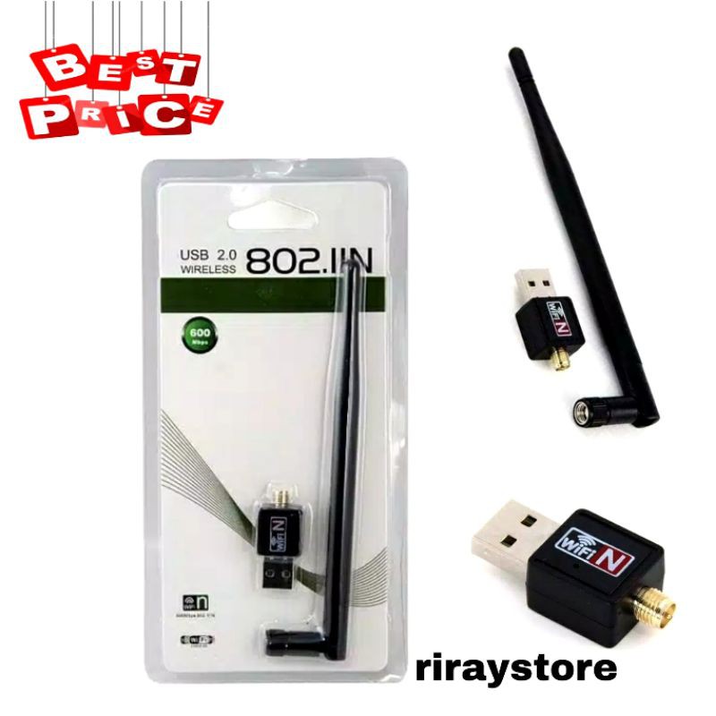 Usb Wifi Adapter Antena Penerima Sinyal Wifi Receiver 600Mbps sampai 1200mbps wireles adapter