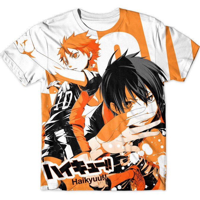 Hinata & Kageyama – Haikyuu Anime T-Shirt/Kaos Anime