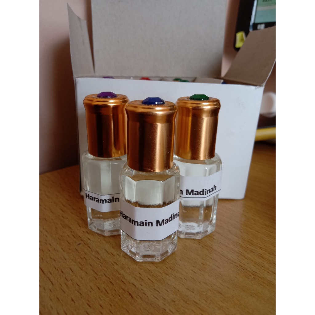 Parfum Reffil Madinah 6 ml | Bibit Asli Parfum Madinah | Minyak Wangi Non Alkohol | Isi Ulang Bibit Parfum Madinah | Wewangian Madinah