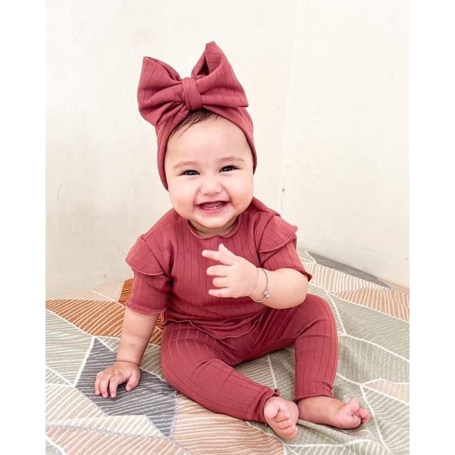 Baby One Set Mango Super Strech  Baju Bayi Murah Usia 3 bulan - 18 bulan