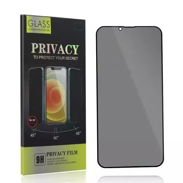 IPHONE 14 14 PRO 14 PRO MAX 14 MAX 13 PRO MAX 13 13 PRO 13 MINI TEMPERED GLASS SPY PRIVACY ANTI GORES KACA HITAM GELAP SCREEN GUARD FULL COVER TEMPRED FULL SCREEN 13 PROMAX