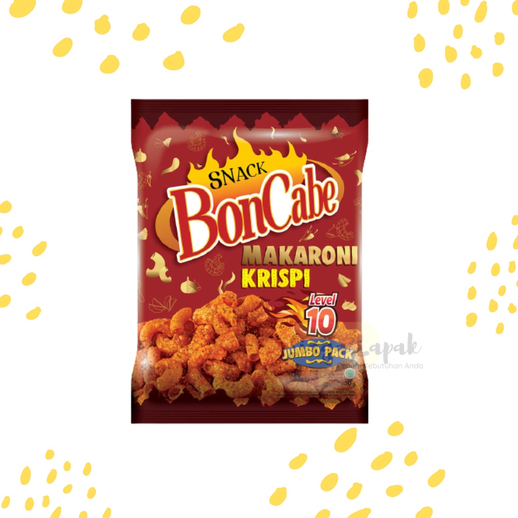 Makaroni Bon Cabe Jumbo Lv 10 - Snack Maccaroni Pedas 150gr