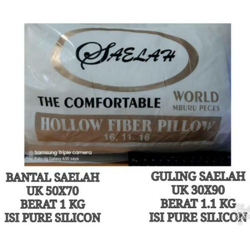 bantal guling saelah bantal silicon bantal hotel premium
