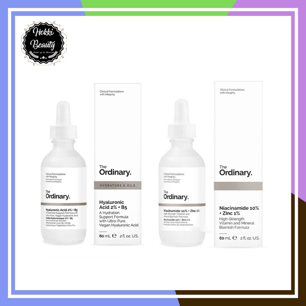 THE ORDINARY Niacinamide 10% + Zinc 1% Niacinamide Serum | The Ordinary Hyaluronic Acid SERUM 2% + B5