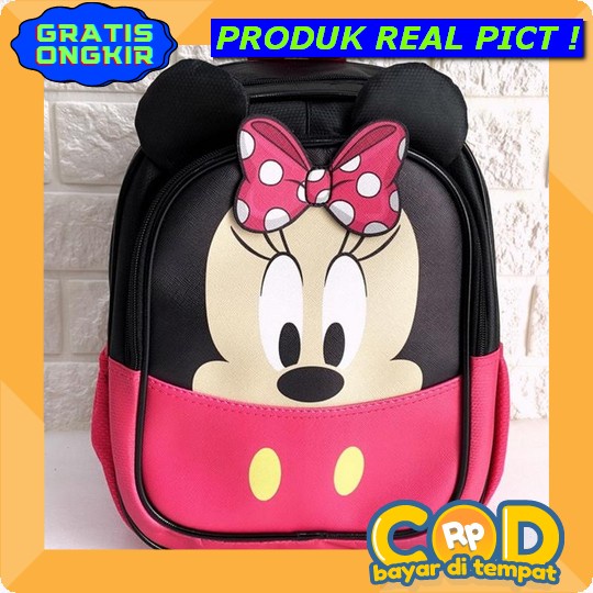 Livy Official - Tas Ransel Sekolah Anak Perempuan Lucu Untuk Tk Sd Mot Ransel Anak Tk Mickey Minie I