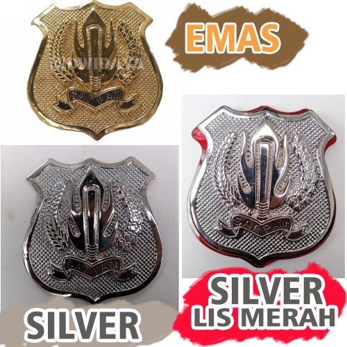 Pin Kewenangan Satpam Besar Pin Kewenangan Securitiy Pin Kewenangan Silver Pin Kewenangan Gold