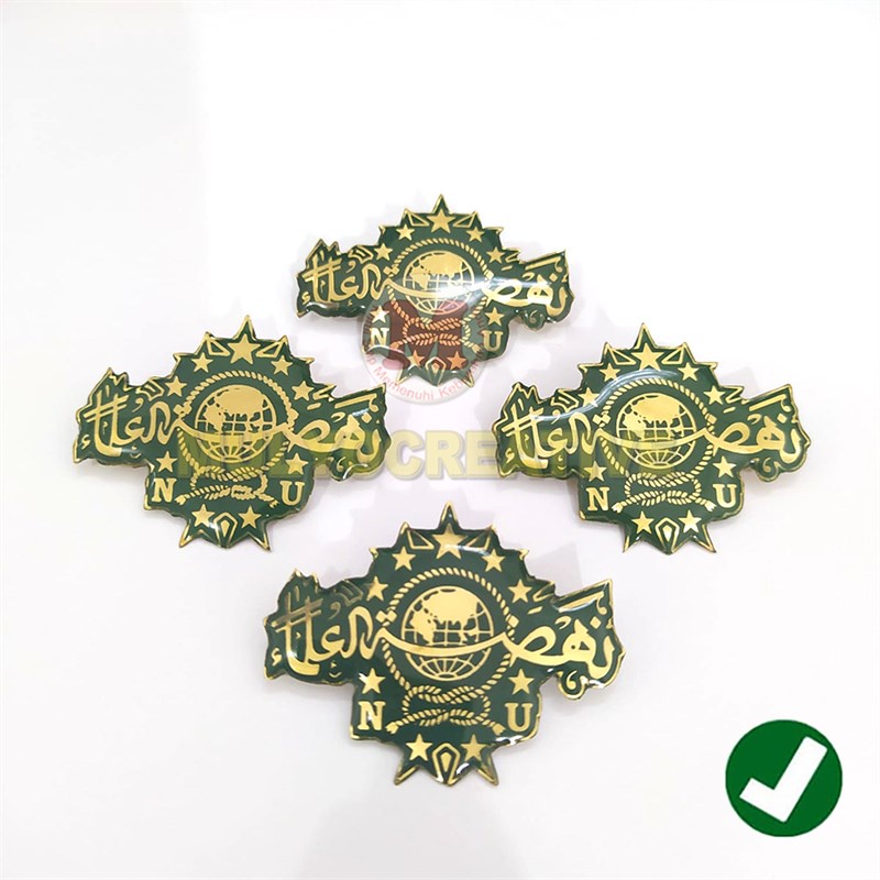 Pin Logo Muslimat NU - Pin Lencana Muslimat NU - Bros Emblem Banom NU