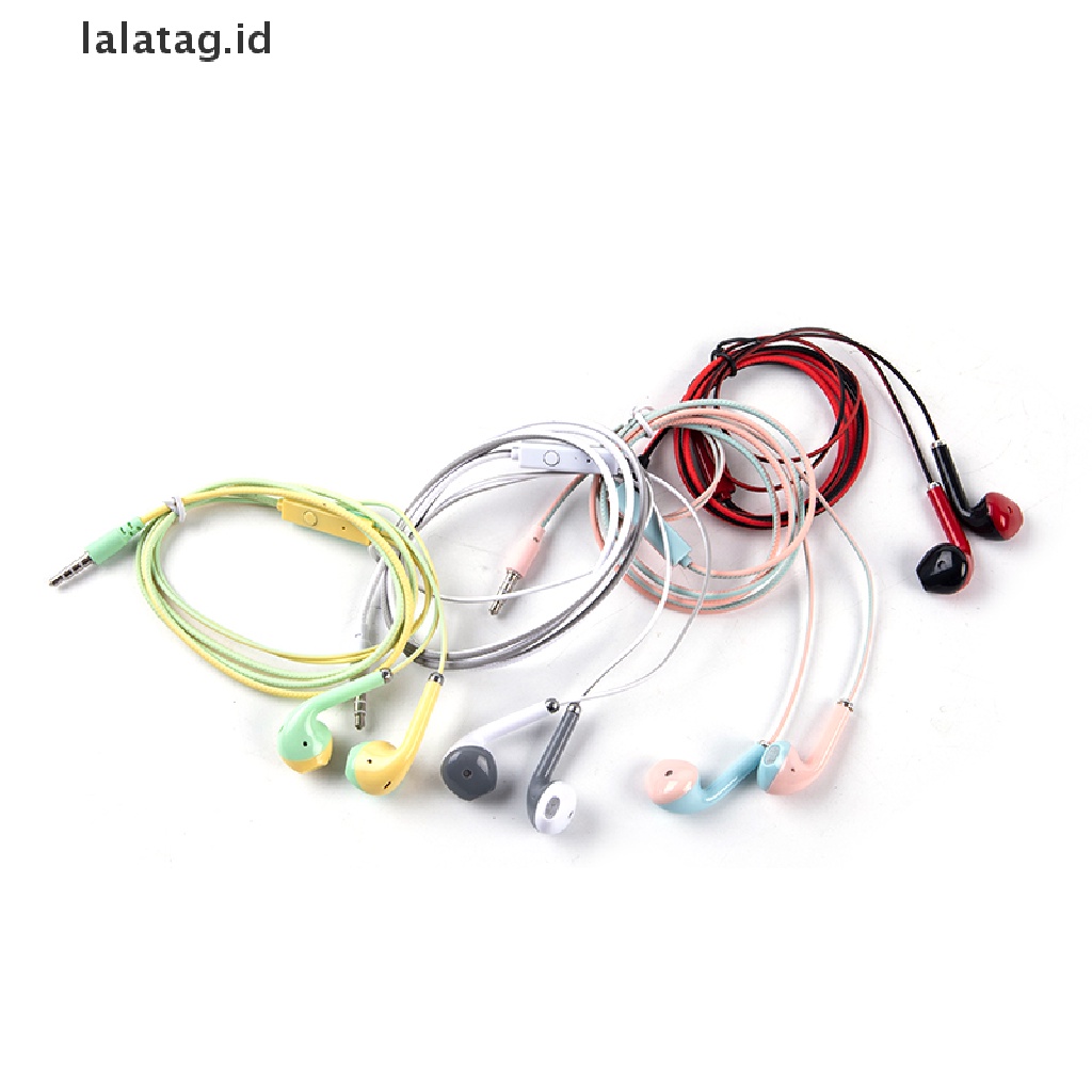 (Flyag) U24 Headset Earphone IN-Ear Kabel Stereo Jack 3.5mm Untuk Musik / Game / Lari