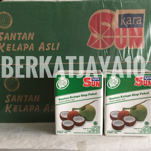 Sun Kara Santan Siap Pakai 200 ml