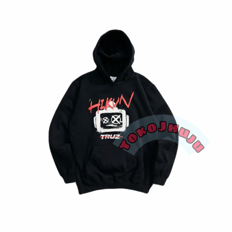 Jaket Hoodie Jumper Treasure Asahi HIKUN PRINT DTF sablon depan