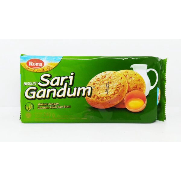 

Roma Sari Gandum Biskuit 240 gram(Family Pack)