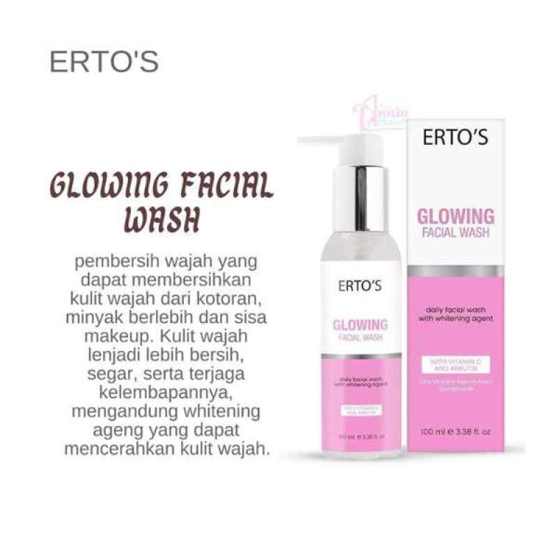 [COD] FACIAL WASH GLOWING SERIES Membersihkan Wajah dari Debu Kotoran dan Bakteri l BPOM