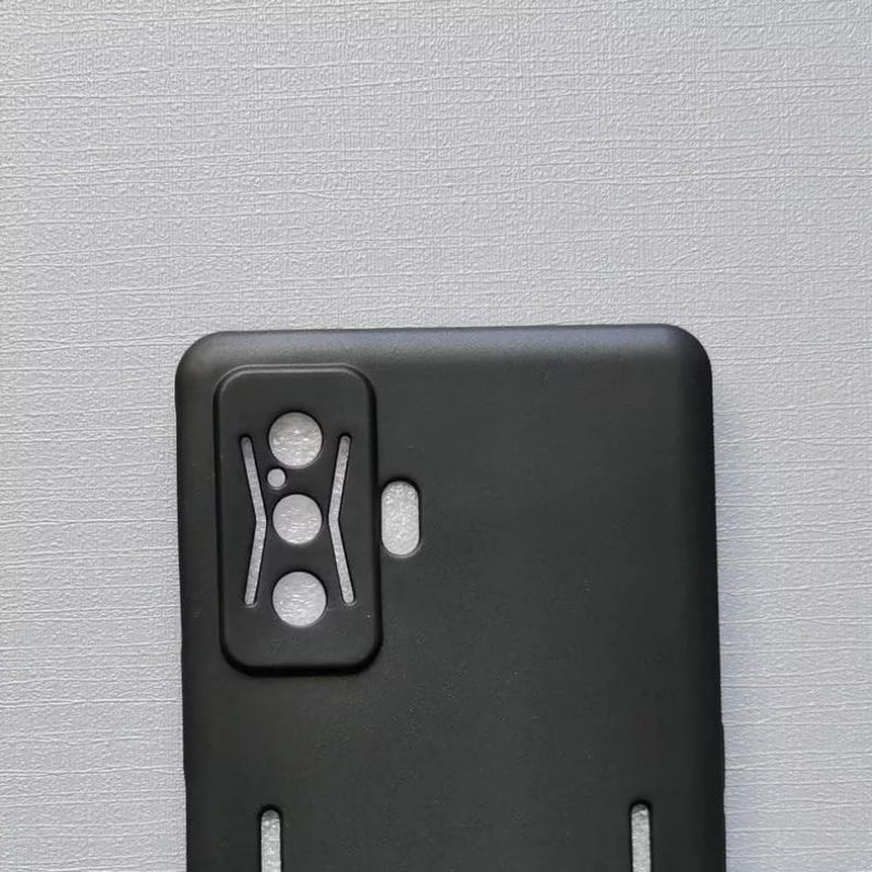 P/B- Case COVER  Xiaomi POCO F4 GT 5G (2022) Terbaru Softcase Slim Matte Black Protect Camera TPU Silicone