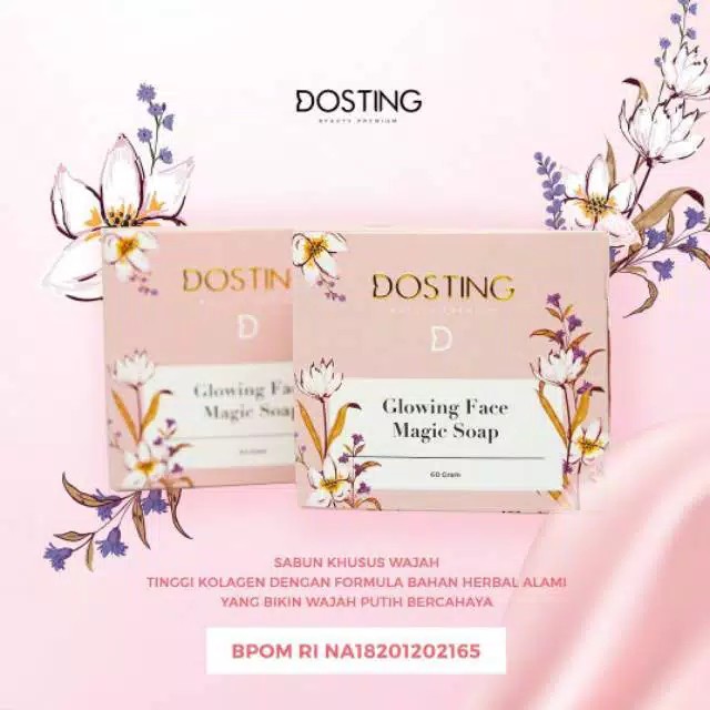 Dosting Glowing Face Magic Soap - Natural Soap Sabun Batang