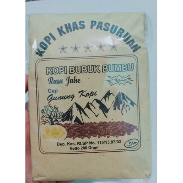 

Kopi jahe cap gunung kopi