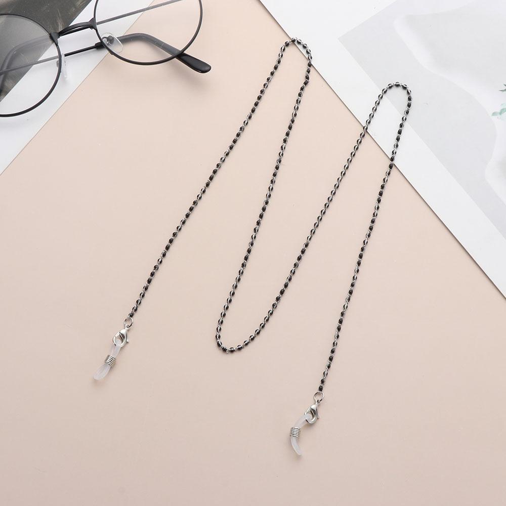 Lily Rantai Manik-Manik Logam Fashion Extender Tali Leher Cord Holder Kacamata Baca