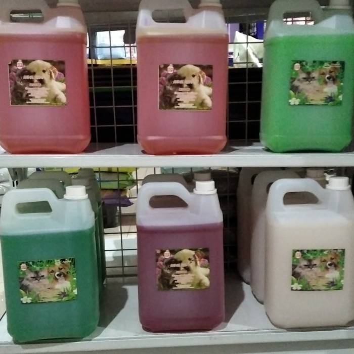 Shampo Grooming Kutu Jamur 5litter / sampo Kutu Kucing anjing 5 liter