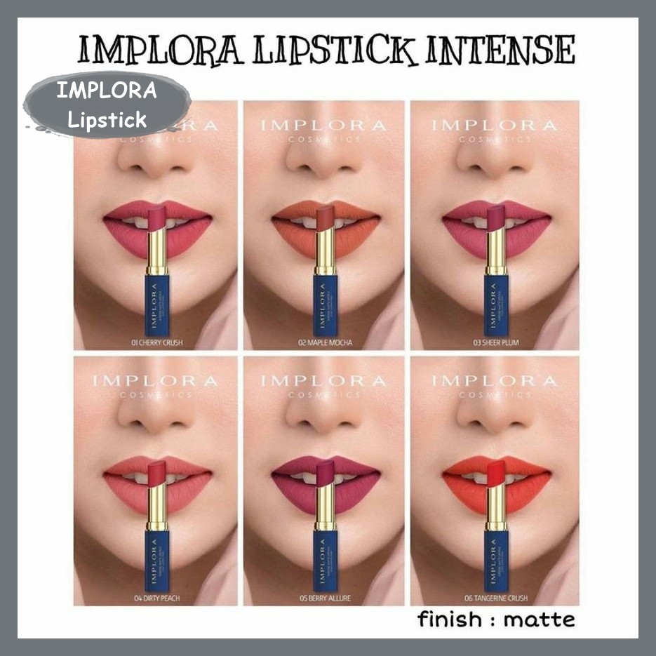 IMPLORA Intense Matte LIPSTIK BATANG / Implora intensif lipstik / Implora Lipstick Matte Intense