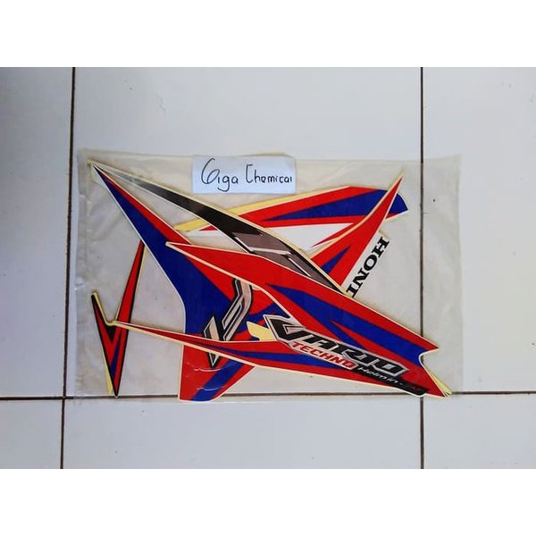 PROMO Striping Sticker Vario  125  FI 2013 2014 Putih  Lis 