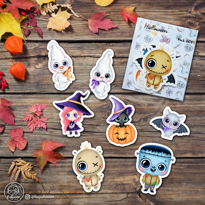 

Sticker / Stiker Deco Aesthetic Pack Halloween 001 Utk Laptop, Buku, Diary, Journal, dll