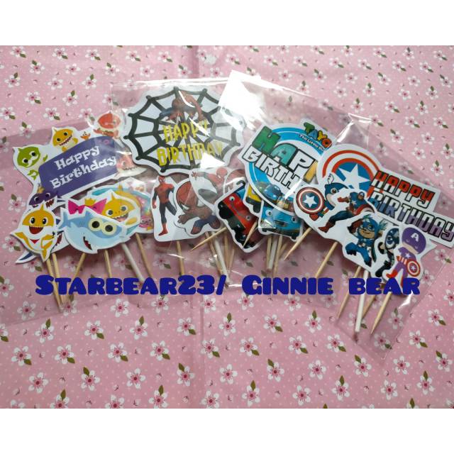 Cake topper karakter super hero