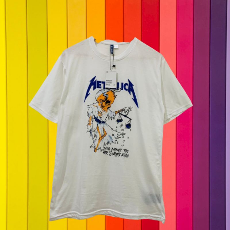 T-Shirt Metallica H&M Original