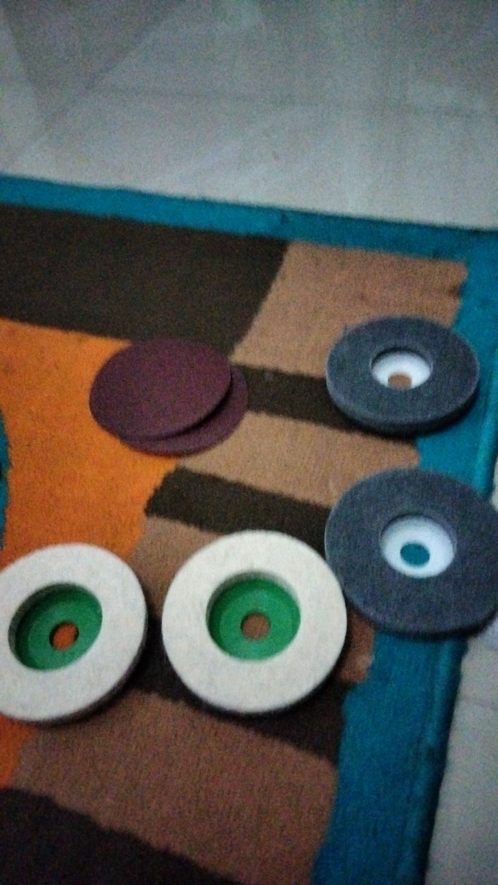 Amplas Bulat/amplas Velcro 4inch