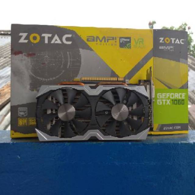 Dijual VGA ZOTAC DUAL FAN Nvidia GeForce GTX 1060 6gb termurah graphic card gaming game laptop