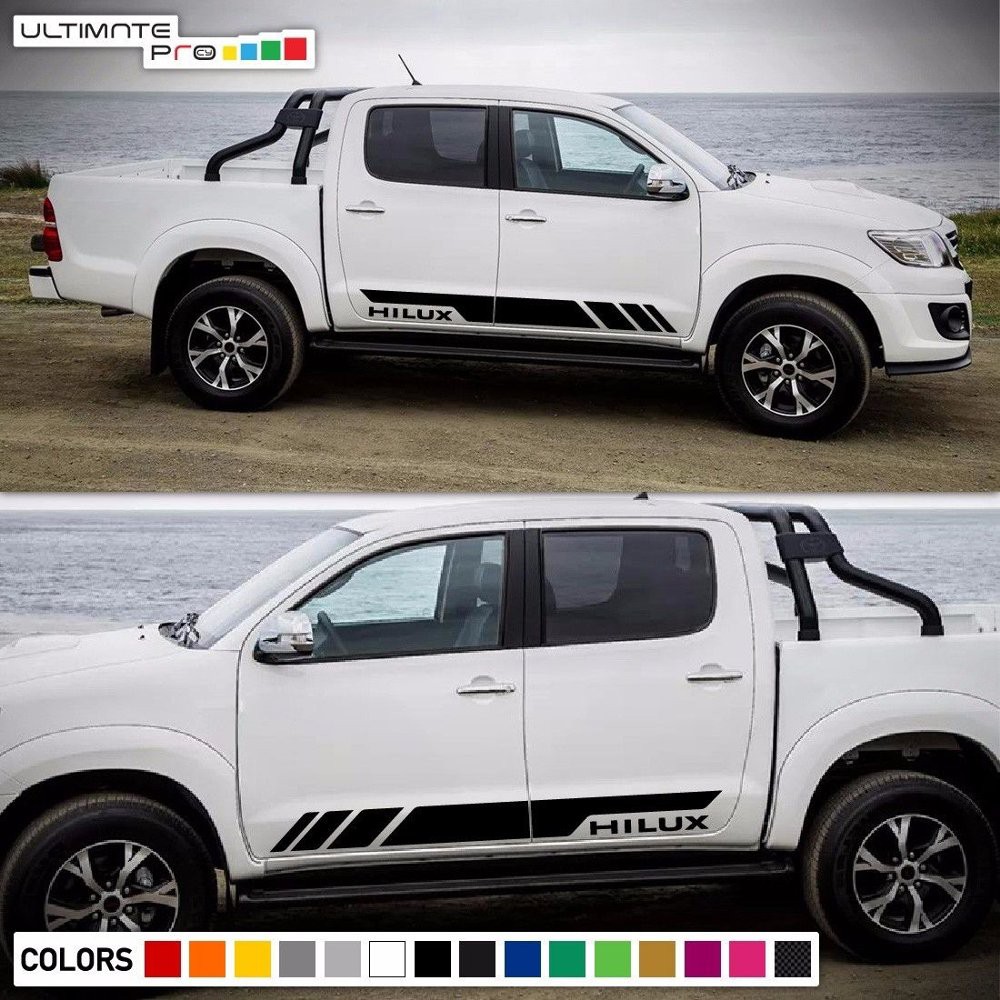 Sticker Mobil Hilux Stripe Mobil Toyota Hilux Shopee Indonesia