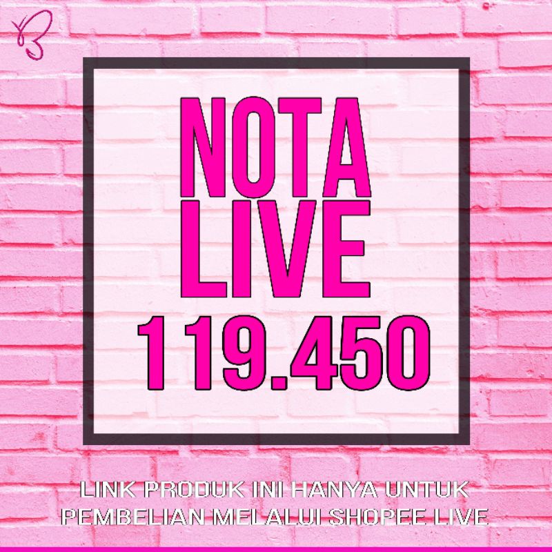 Nota Live 119.450 - BBPO.STORE -