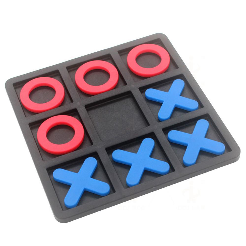 Needway   XO Catur 1set Lucu Mengembangkan Rekreasi Cerdas Tic-tac-toe Mainan Edukasi Nhoses And Crosses