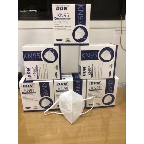 MASKER MEDIS KN95 HIGH QUALITY MASKER KN95 5ply DDN KN95 20 PCS