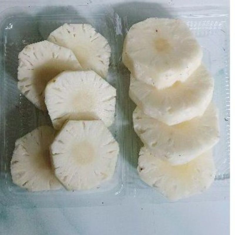 nanas muda sudah di kupas kemasan 250gram