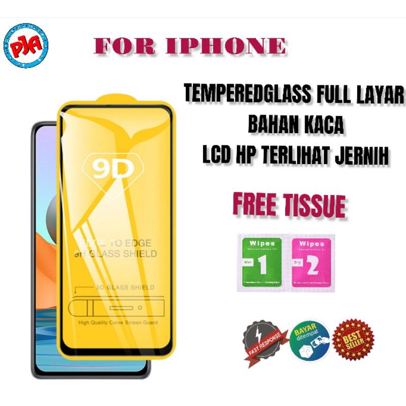 Tempered Glass TG Antigores Kaca Full Screen IPhone 5 5s 6 6G 6S 7 7G 7S X XR XS