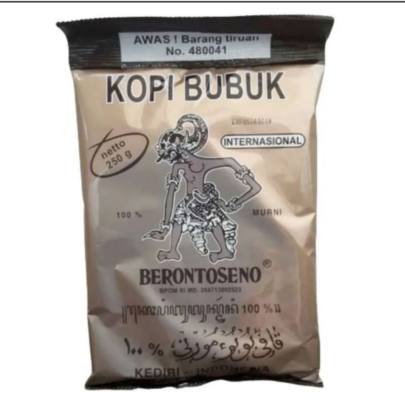 

BERONTOSENO KOPI BUBUK 100G/250G/centraltrenggalek