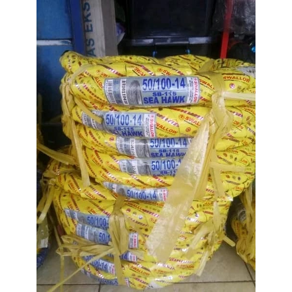 Ban 50/100 ring 14 ban luar duro swallow 50 100 pengganti ban 50 90 Ori