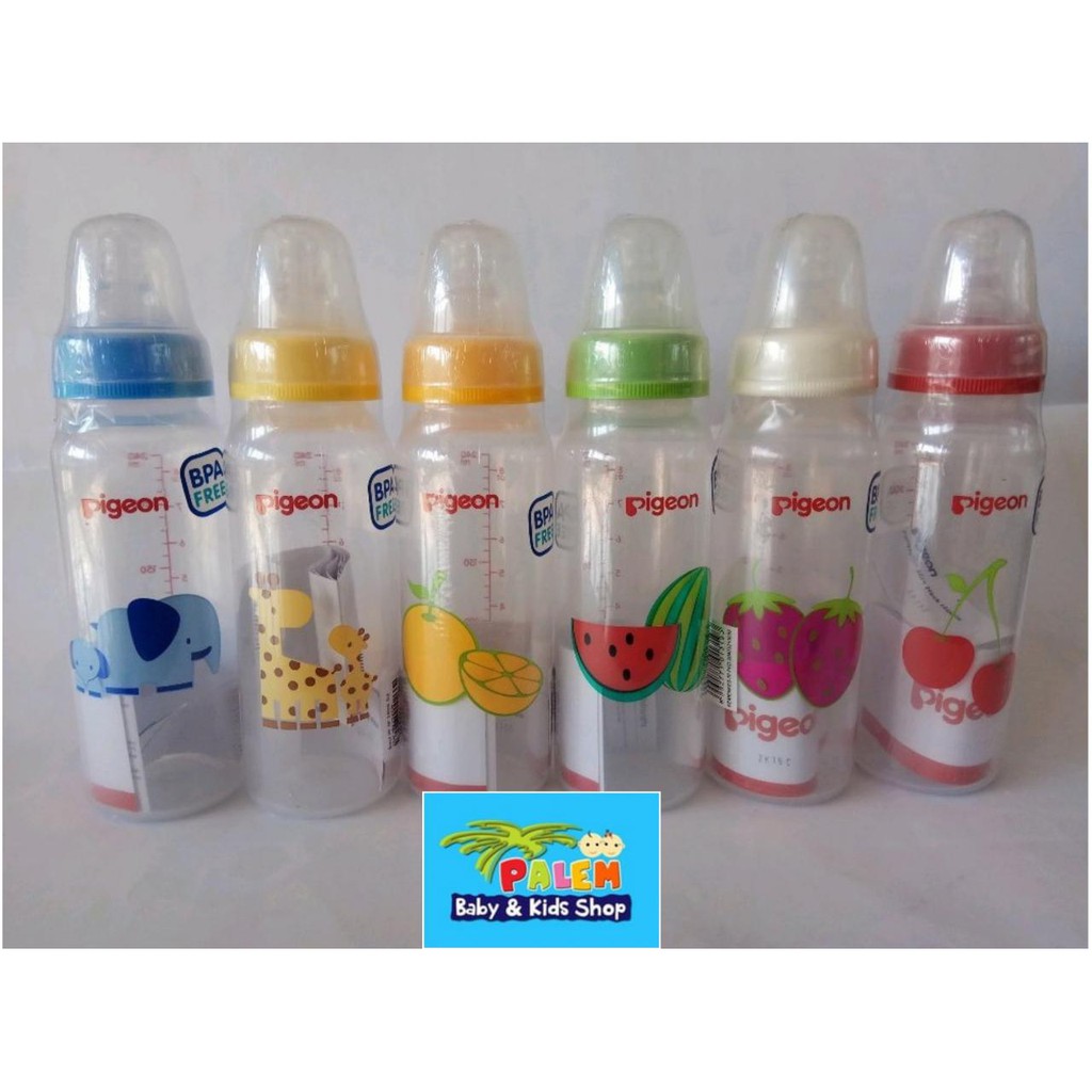 Pigeon Botol motif MM 240ml Nipple Peristaltik Bpa Free 9141