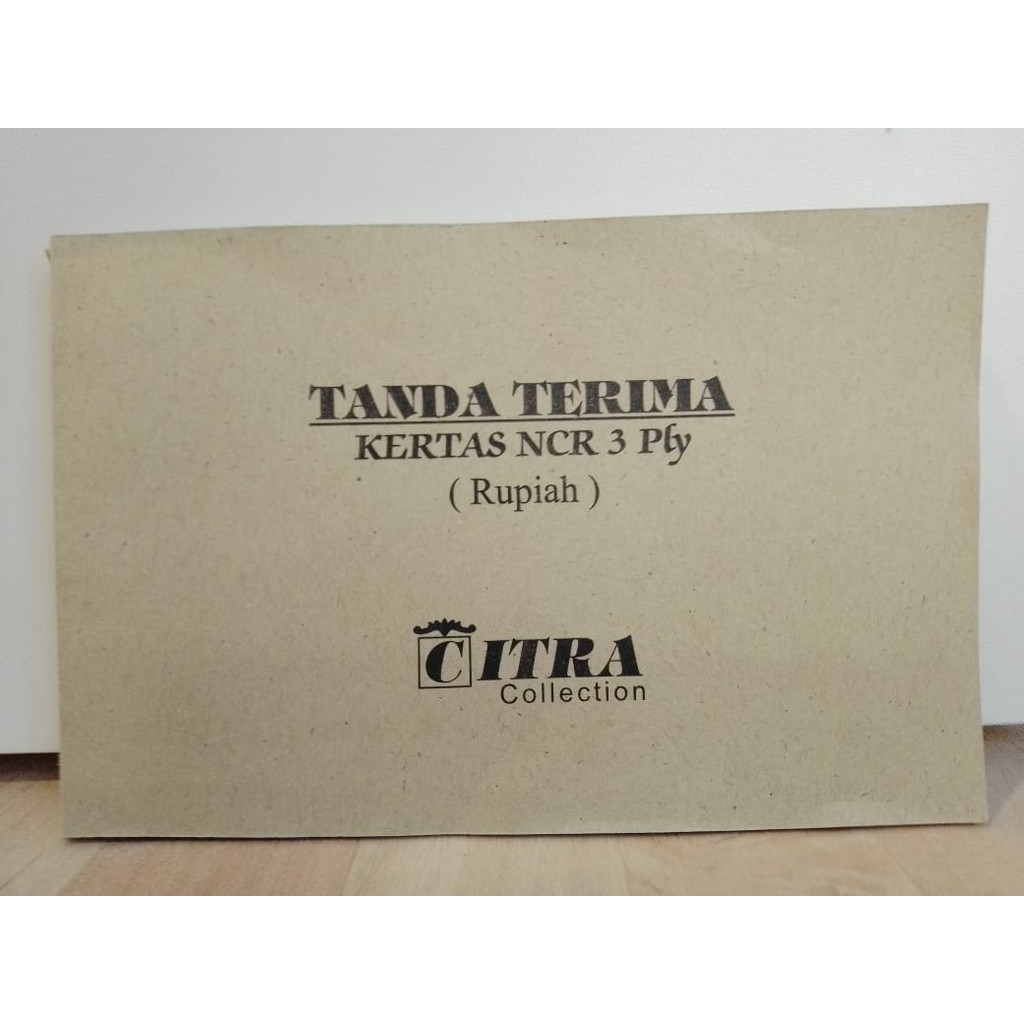 

Citra tanda terima NCR 1/4 folio 3 ply rupiah