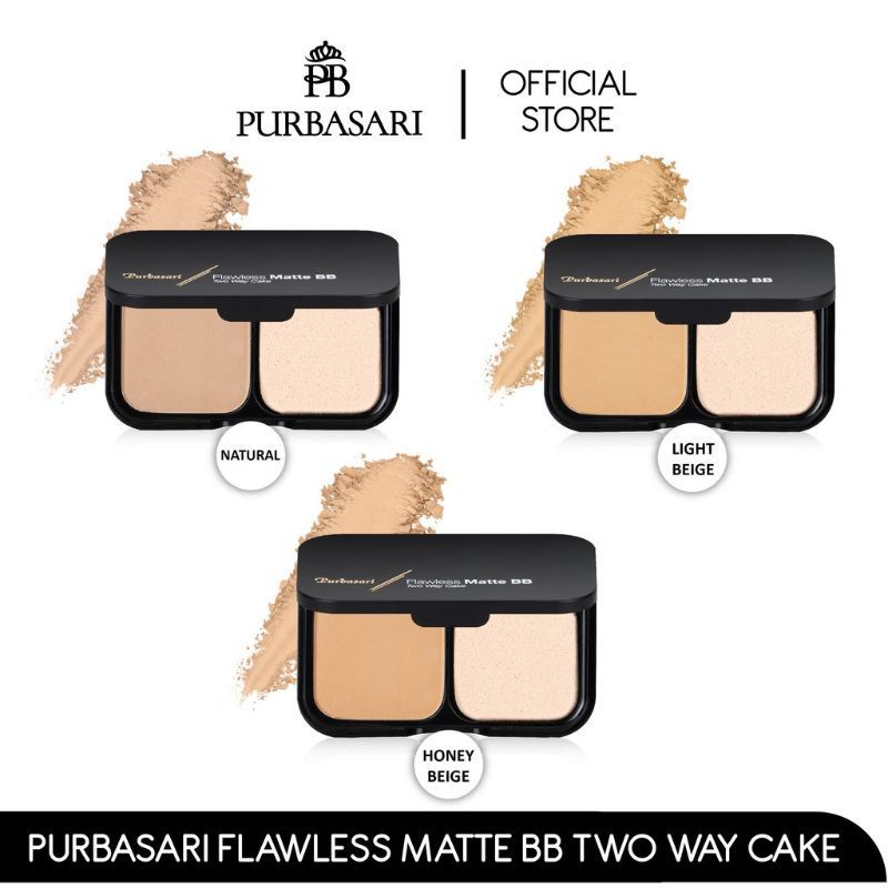 PURBASARI Flawless Matte BB Two Way Cake - 12g