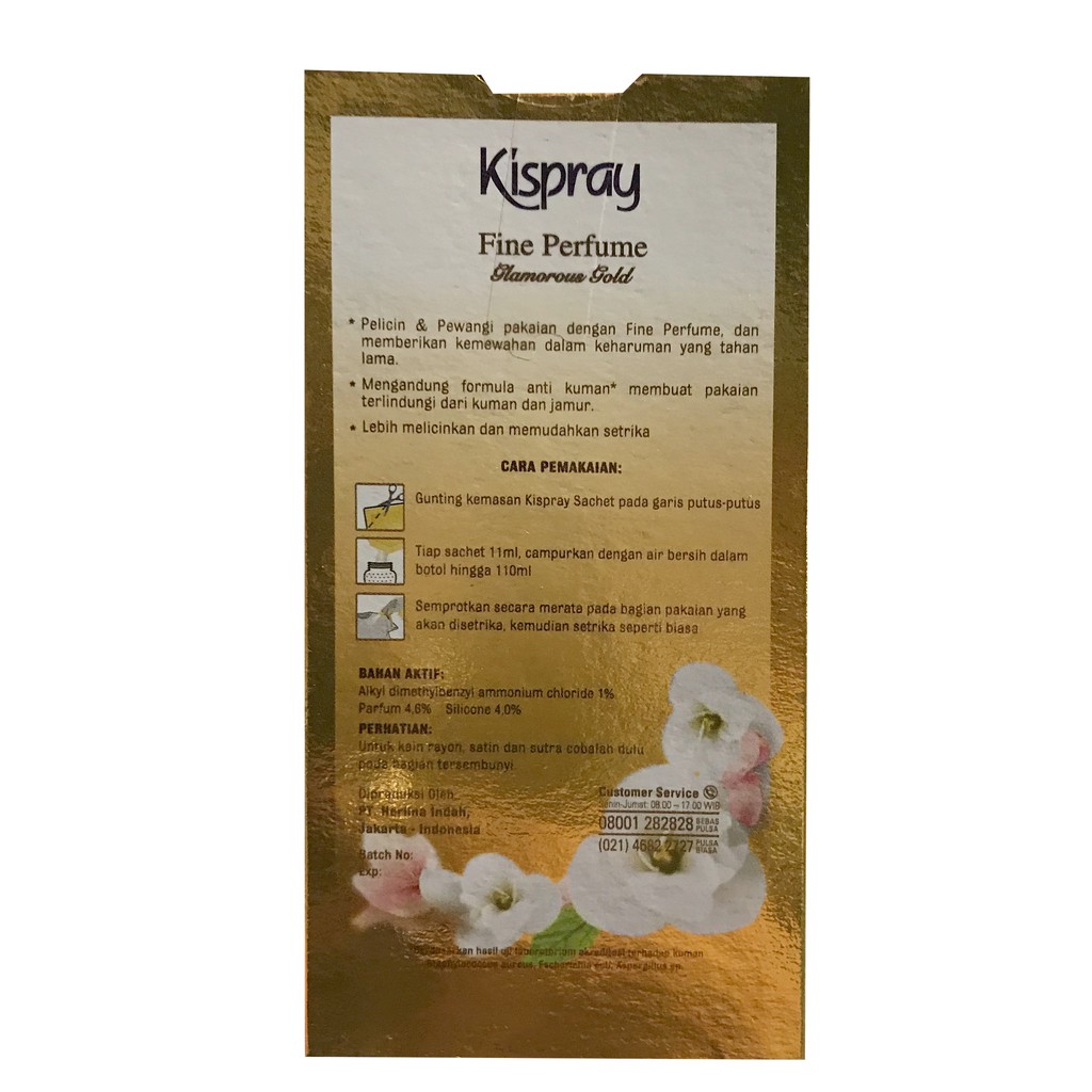 Kispray Fine Perfume Box Pengharum setrika pakaian dengan wangi mewah dan formula anti kuman